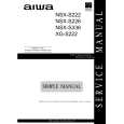 AIWA NSXS222V/EZ/HR/D Service Manual cover photo