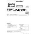 PIONEER CDS-P4000 Service Manual cover photo