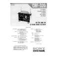 SONY CRF-320 Service Manual cover photo