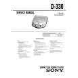 SONY D-330 Service Manual cover photo