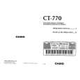 CASIO CT770 Owner's Manual cover photo