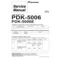 PIONEER PDK-5006E Service Manual cover photo