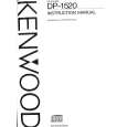 KENWOOD DP-1520 Owner's Manual cover photo