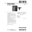 SONY MZM10 Service Manual cover photo