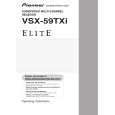 PIONEER VSX-59TXI Owner's Manual cover photo