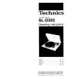 TECHNICS SLD202 Owner's Manual cover photo