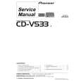 PIONEER CD-VS33/E Service Manual cover photo