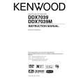 KENWOOD DDX7039M Owner's Manual cover photo