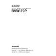 SONY BVW70P Service Manual cover photo
