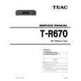 TEAC T-R670 Service Manual cover photo