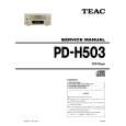TEAC PD-H503 Service Manual cover photo