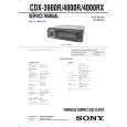 SONY CDX3900R Service Manual cover photo