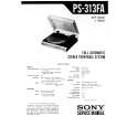 SONY PS-313FA Service Manual cover photo