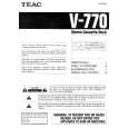 TEAC V770 Owner's Manual cover photo