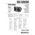 SONY DSCS30 Service Manual cover photo