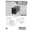 SONY WRR55G Service Manual cover photo
