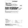 PIONEER KEH-P3600R X1M/EW Service Manual cover photo