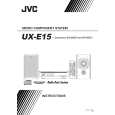 JVC CA-UXE15 Owner's Manual cover photo