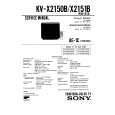 SONY KVX2150B Service Manual cover photo