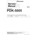 PIONEER PDK-5005/WL Service Manual cover photo