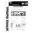 KENWOOD KA770 Service Manual cover photo