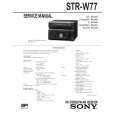 SONY STR-W77 Service Manual cover photo