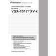 PIONEER VSX-1017TXV-K/KUXJ Owner's Manual cover photo