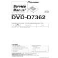 PIONEER DVD-D7362/ZUCYV/WL Service Manual cover photo