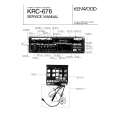 KENWOOD KRC676 Service Manual cover photo