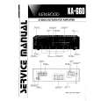 KENWOOD KA660 Service Manual cover photo