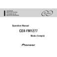 PIONEER CDX-FM1277 Owner's Manual cover photo