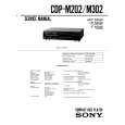 SONY CDP-M202 Service Manual cover photo