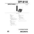 SONY SPPM100 Service Manual cover photo