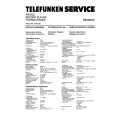 TELEFUNKEN RS120CX Service Manual cover photo