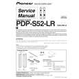 PIONEER PDP-S52-LR/XZC/WL5 Service Manual cover photo