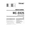 TEAC MC-DX25 Service Manual cover photo