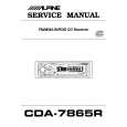 ALPINE CDA7865R Service Manual cover photo