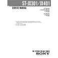 SONY STJX401 Service Manual cover photo