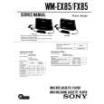SONY WMFX85 Service Manual cover photo