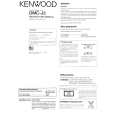 KENWOOD DMCJ3 Owner's Manual cover photo