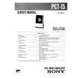 SONY PTS15 Service Manual cover photo