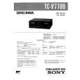 SONY TCV7700 Service Manual cover photo