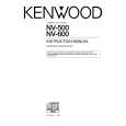 KENWOOD NV-500 Owner's Manual cover photo