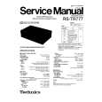 TECHNICS RSTR777 Service Manual cover photo