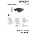 SONY DVPNC875V Service Manual cover photo