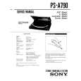 SONY PS-A790 Service Manual cover photo
