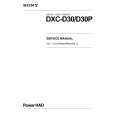 SONY DXCD30P Service Manual cover photo