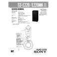 SONY SSE220 Service Manual cover photo