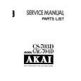 AKAI GXC-704D Service Manual cover photo