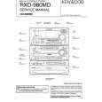 KENWOOD RXD980 Service Manual cover photo